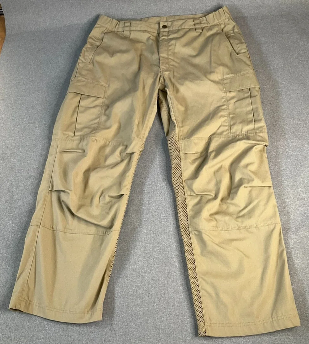 Vertx Tactical Cargo Pants Men’s 38x32 Khaki Stretch Ripstop Utility Hiking
